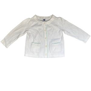 Janie and Jack White Cardigan